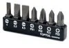 Набір біт 1/4" 7од. (SL: 4*0.5, 5.5*1, 6.5*1.2; PH1, PH2; PZ1, PZ2) TOPTUL GAAV0704 (фото 1)