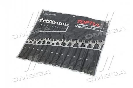 Набор ключей комбинированных 26 шт. 6-32 "Hi-Performance" TOPTUL GPAX2601