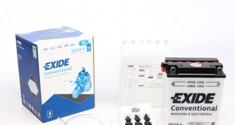 Аккумулятор 12Ah-12v Exide (EB12A-A) (134х80х160) L, EN165 EXIDE EB12AA