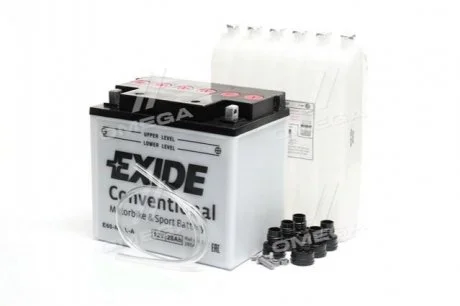 Аккумулятор 28Ah-12v Exide (E60-N24L-A) (184х124х169) R, EN280 EXIDE E60N24LA