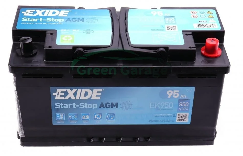 Акумулятор EXIDE EK950 (фото 1)