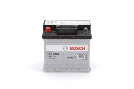 Акумулятор 45Ah-12v (S3003) (207x175x190),L,EN400 BOSCH 0 092 S30 030