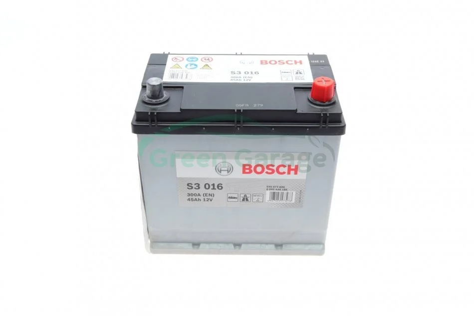 Акумулятор Bosch 12В/45Аг/300А/10,78кг BOSCH 0 092 S30 160 (фото 1)