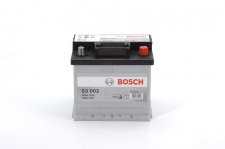 Акумулятор 45Ah-12v (S3002) (207x175x190),R,EN400 BOSCH 0 092 S30 020