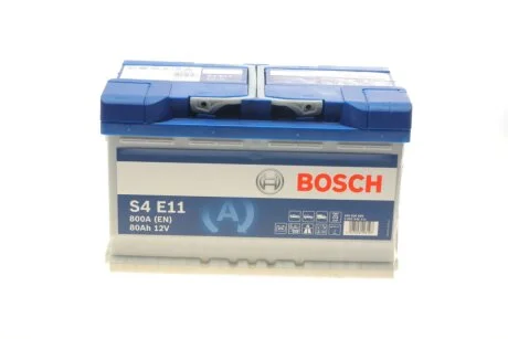 Акумуляторна батарея 80А BOSCH 0092S4E111
