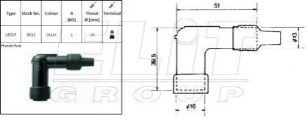 Насвiчник NGK LB01E (фото 1)