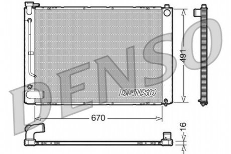 Конденсер DENSO DRM50055