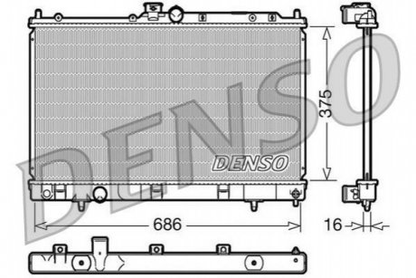 Конденсер DENSO DRM45025