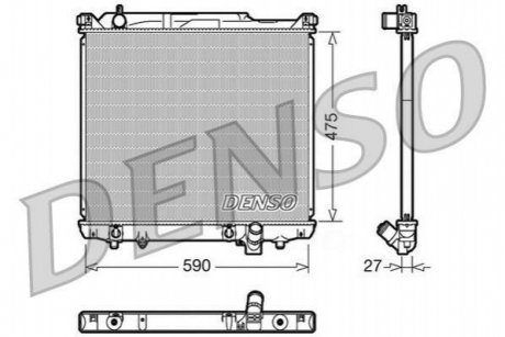 Конденсер DENSO DRM47020