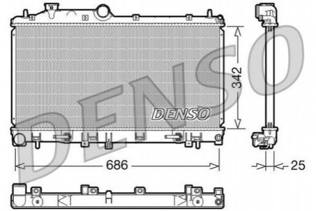 Конденсер DENSO DRM36005