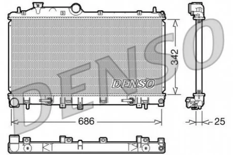 Конденсер DENSO DRM36005