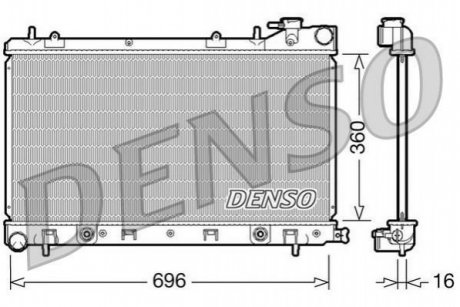 Конденсер DENSO DRM36002