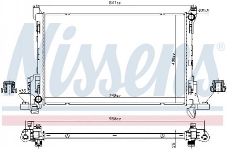 Радiатор NISSENS 630793