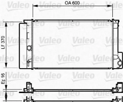 Радіатор VALEO 735250
