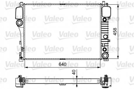 Радіатор VALEO 735299