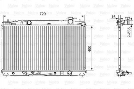 Радіатор VALEO 701526