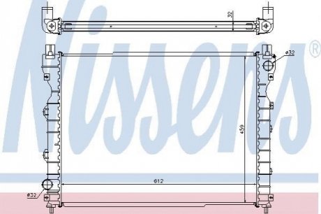 Радiатор NISSENS 64310A