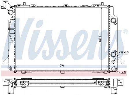 Радіатор NISSENS 60467A