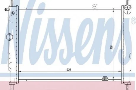 Радiатор NISSENS 63059