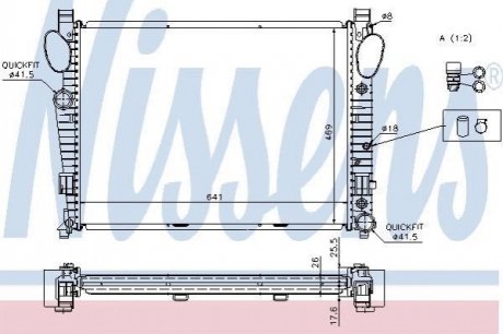 Радiатор NISSENS 62774A