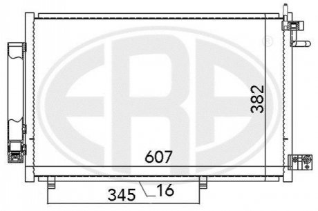 Радiатор ERA 667031