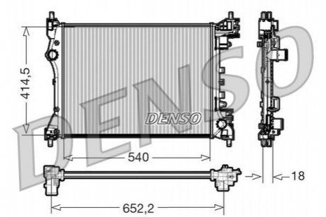 Радіатор DENSO DRM01005