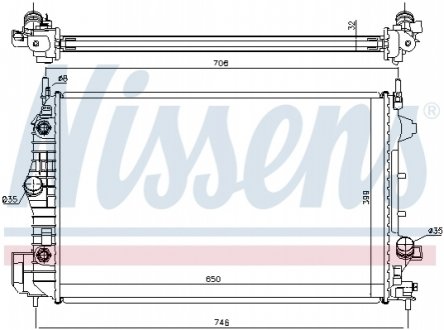 Радiатор NISSENS 63113A