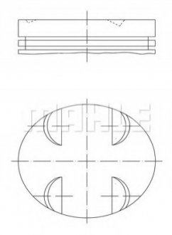 Поршень MAHLE / KNECHT 0052401