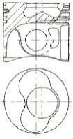 Поршень NURAL 87-114907-90