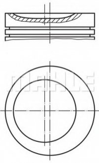 Поршень MAHLE / KNECHT 0812102 (фото 1)