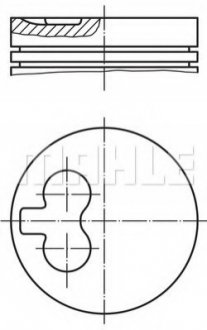 Поршень MAHLE / KNECHT 0392401