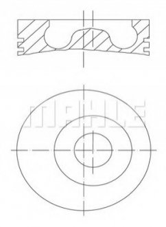 Поршень MAHLE / KNECHT 0160200