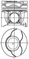 Поршень NURAL 87-135300-00