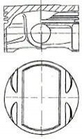 Поршень NURAL 87-307700-00