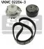 Комплект (ремінь+ролик+помпа) SKF VKMC 022043 (фото 2)