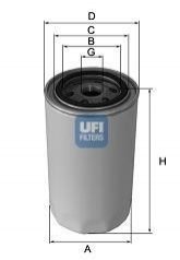 Фільтр масла UFI 23.244.00