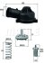 Термостат система охолодження MAHLE / KNECHT TI 244 83 D (фото 2)