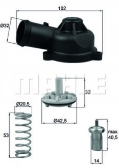 Термостат система охолодження MAHLE / KNECHT TI 244 83 D