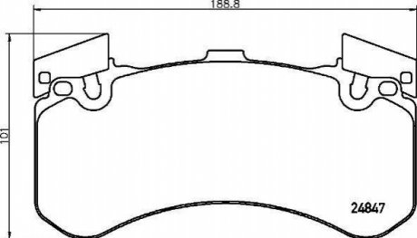 Гальмівні колодки дискові BREMBO P85 136