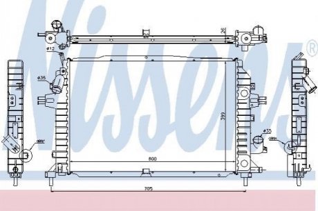 Радиатор NISSENS 630705