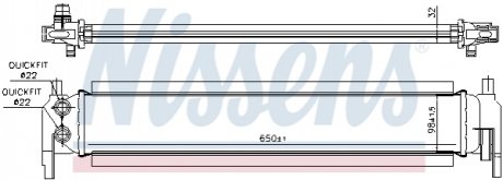Радiатор NISSENS 65318