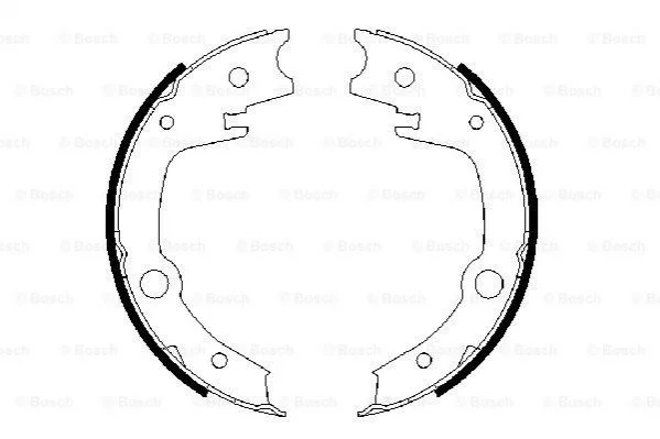 Гальмівні колодки барабанні BOSCH 0986487679 (фото 1)