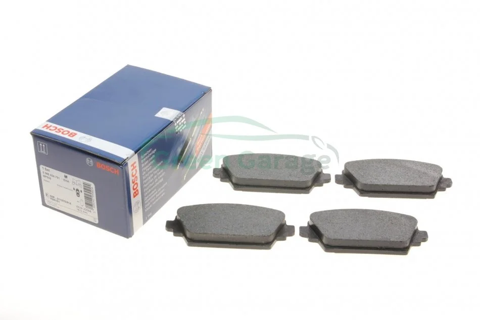 Колодка торм. диск. NISSAN ALMERA передн. (пр-во Bosch) BOSCH 0986424791 (фото 1)