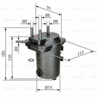 Фільтр палива BOSCH 0 450 907 009