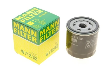 Фільтр мастил MANN W712/52