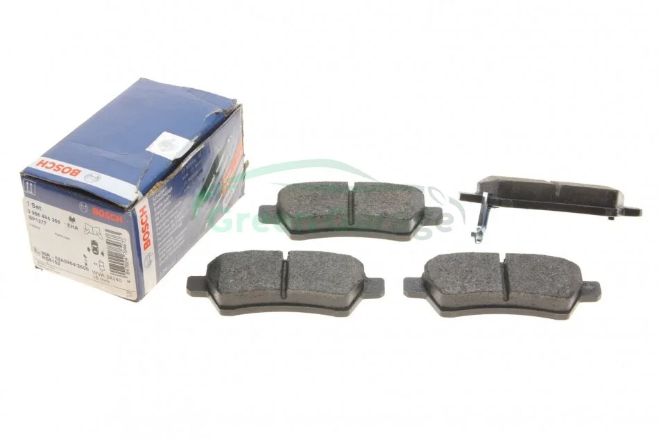 Гальмівні колодки дискові BOSCH 0986494369 (фото 1)