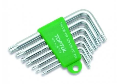 К-кт зіркоподібних ключів TORX TOPTUL GAAL0705