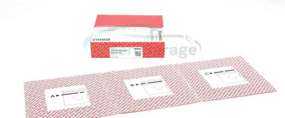Комплект кілець поршневих з 3 шт. MAHLE / KNECHT 03048N2 (фото 1)