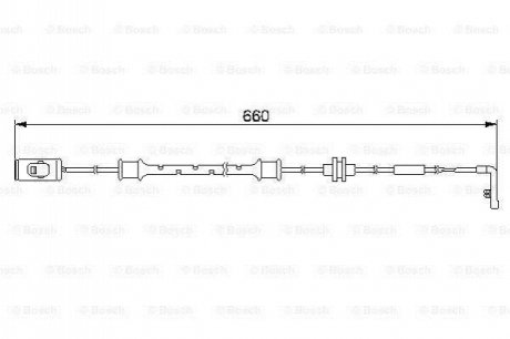 ДАТЧИК ЗНОШУВАННЯ ДИСК.КОЛ.ЗАД BOSCH 1987474972