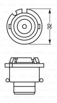 Автолампа ксенонова BOSCH 1 987 302 906